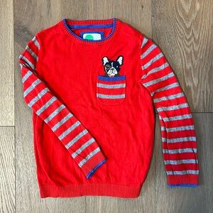 Mini Boden sweater with pocket dog